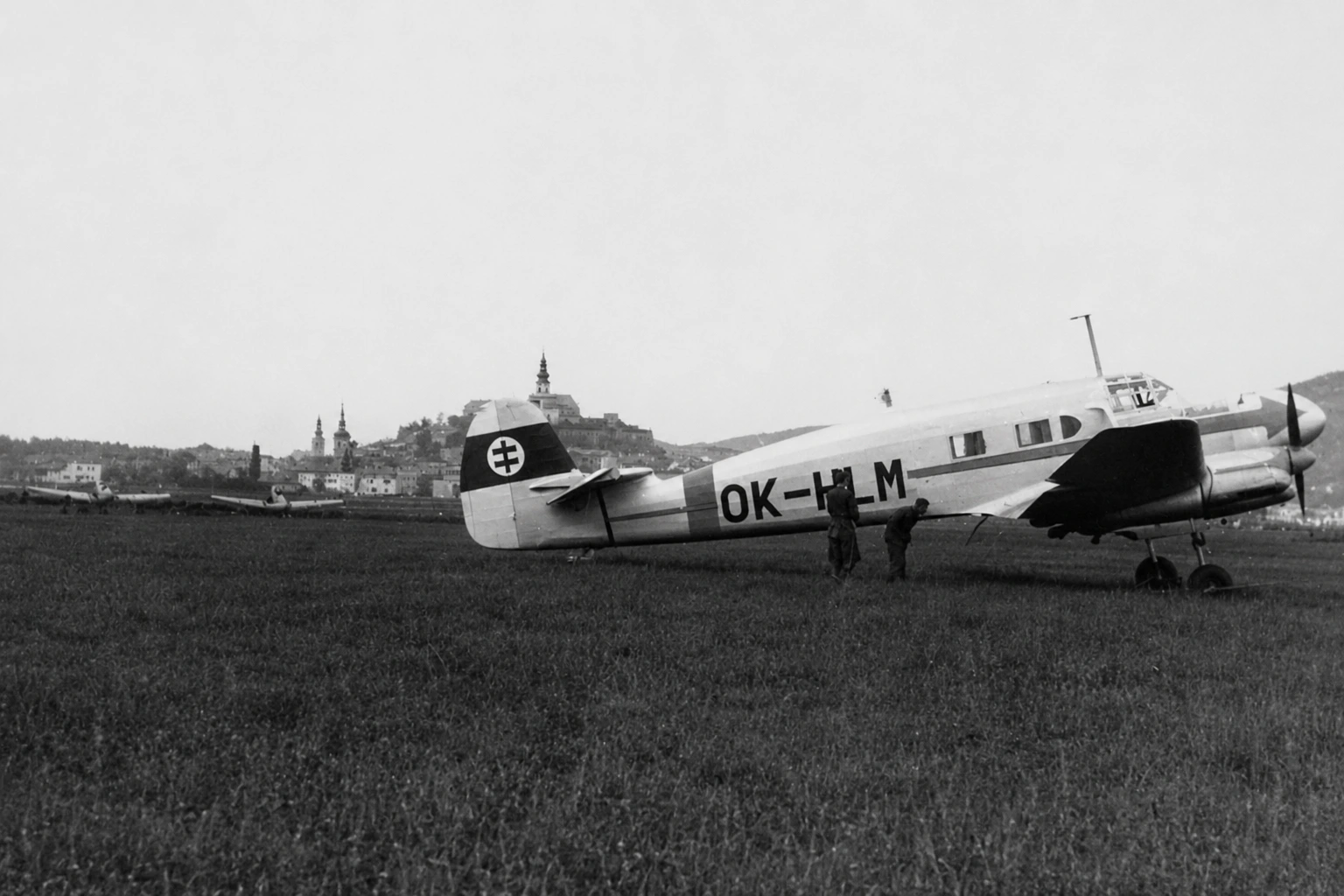 Fw-58 Weihe / OK-HLM na starom letisku v Nitre
