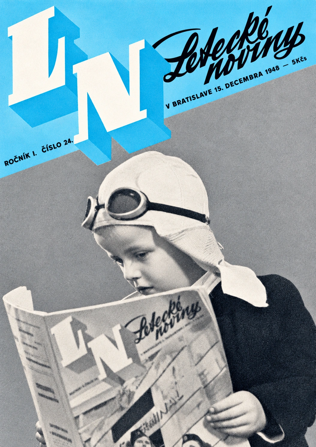Letecké noviny – 15. decembra 1948, ročník I, číslo 24