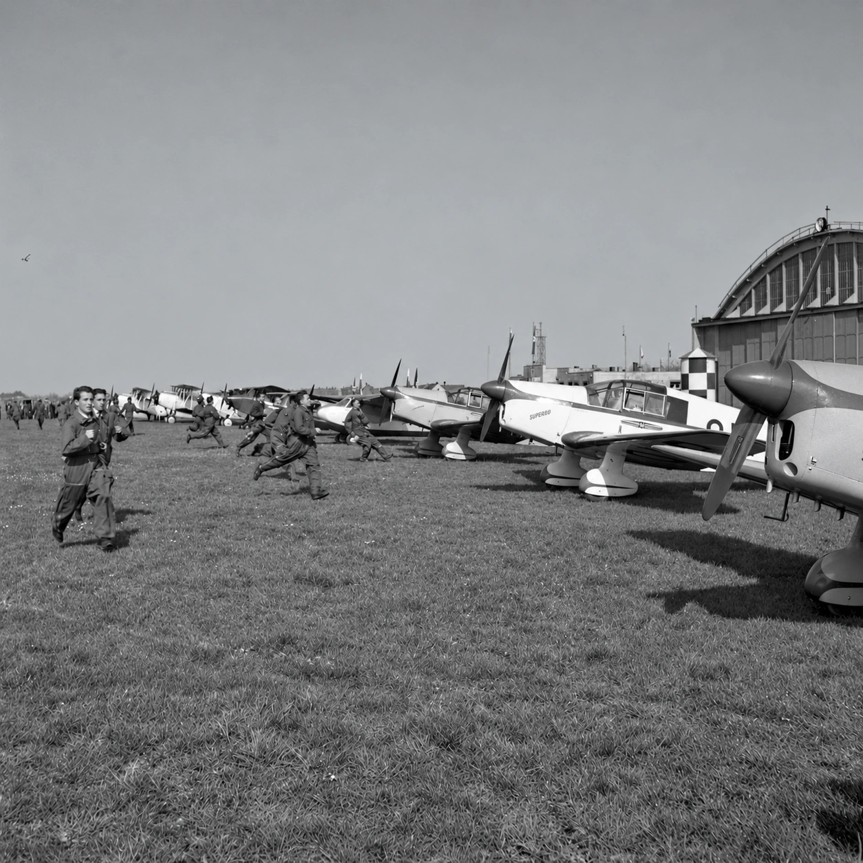 piloti dostali zánovné letecké kombinézy, AI upravená photo